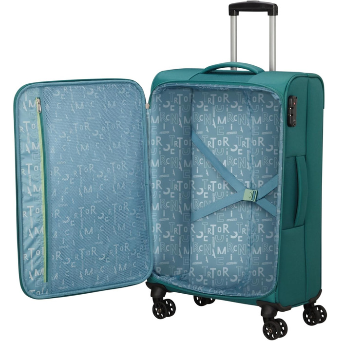 Велика валіза American Tourister Sea Seeker Spinner XL 80 см 92,5 л зелена, валіза Spinner M 68 см 61 л