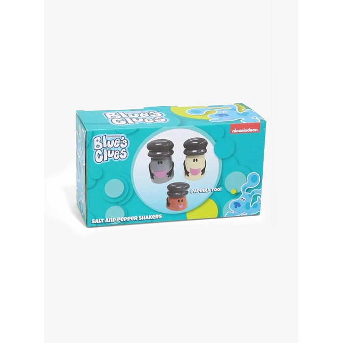 Набір солонка, перечниця та баночка для паприки Blue's Clues (Mr. Salt, Mrs. Pepper, Paprika), ексклюзив BoxLunch, кераміка, для кухні