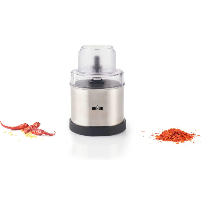 Насадка Braun MQS 270 SI для кави та спецій, EasyClick Plus, для блендерів Braun MultiQuick 7/9, срібляста