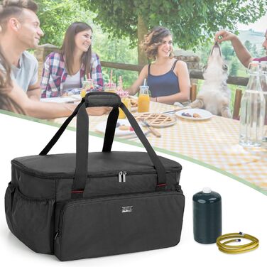 Сумка для гриля samdew, сумісна з Weber Go-Anywhere газовим та вугільним грилем, переносна чохол для кемпінгу, тільки сумка