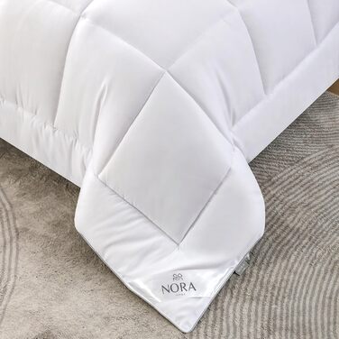 Ковдра зимова NORA HOME 240x260 см, 400 г/м², екстра тепла, мікрофібра, антиалергенна, сертифікат Oeko-TEX, модель Oslo