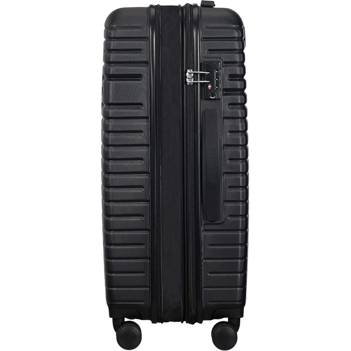 Валіза American Tourister Aero Racer Spinner 68 см, розширювана, 75,5 л, чорна