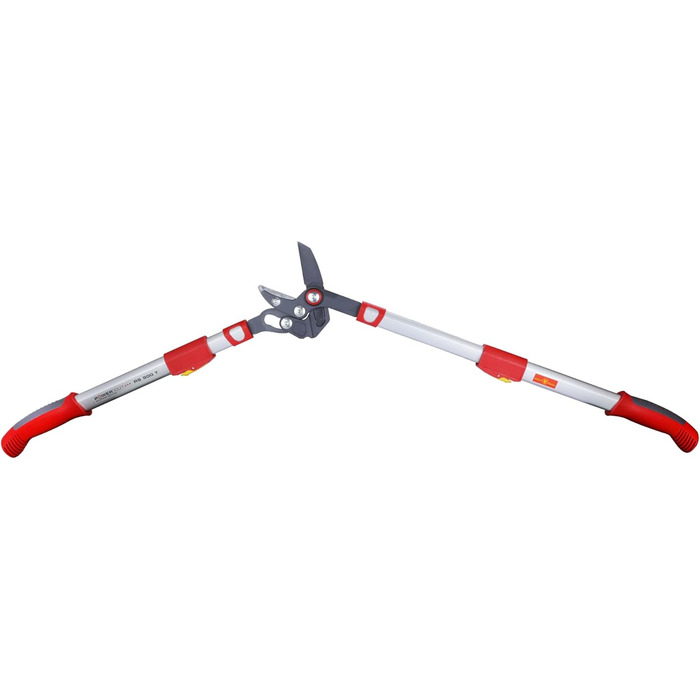Секатор для гілок WOLF Garten Amboss Premium Plus POWER CUT, червоний/сірий, довжина 650-900 мм