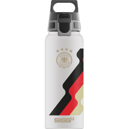 SIGG Алюмінієва пляшка для води WMB ONE, 0,75L/1L, зроблено у Швейцарії, сертифікат ClimatePartner, підходить для газованих напоїв, герметична, легка, BPA-free, для активного відпочинку