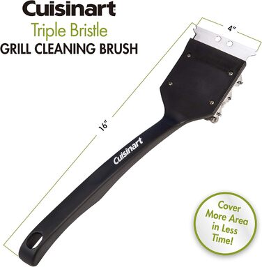 Щітка для чищення гриля Cuisinart CCB-100 з 3 рядами щетини