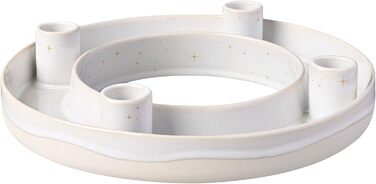 Свічник адвентський Winter Glow від Villeroy & Boch, кераміка, 23,5x8,5x20,5 см, різдвяний декор