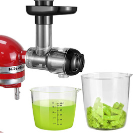 Насадка-соковижималка Gdrtwwh для KitchenAid, повільна жувальна соковижималка та цитрус-прес, аксесуар для овочів і фруктів