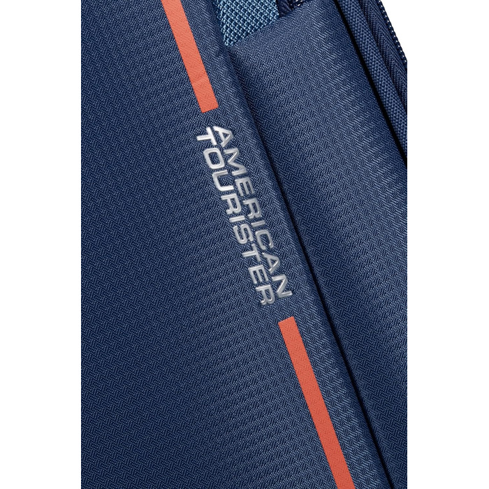 Валіза American Tourister Pulsonic Spinner L 81 см, розширювана, 113/122 л, синя (Combat Navy), для подорожей