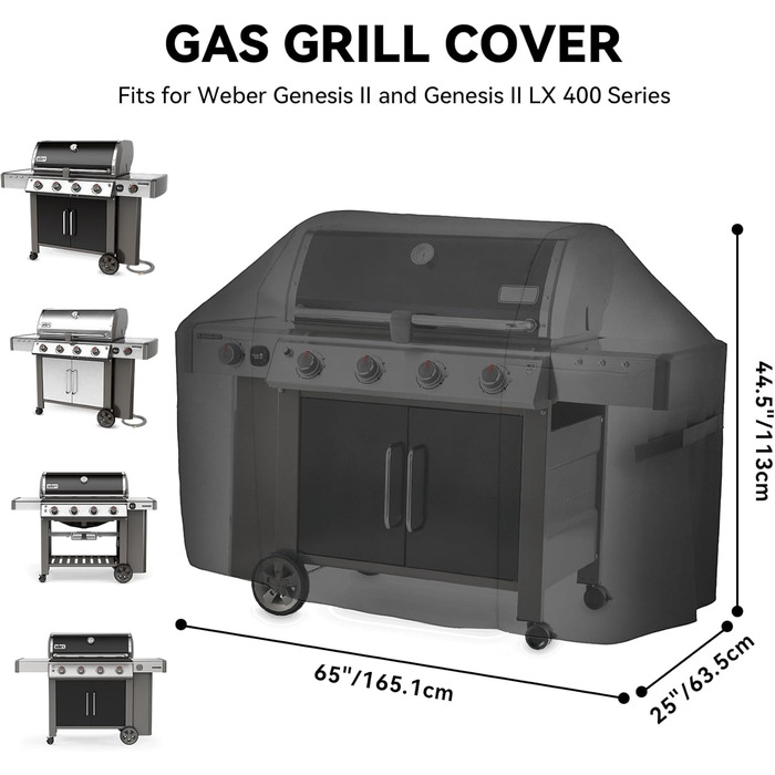 Чохол для гриля Onlyfire для Weber Genesis II & II LX 400