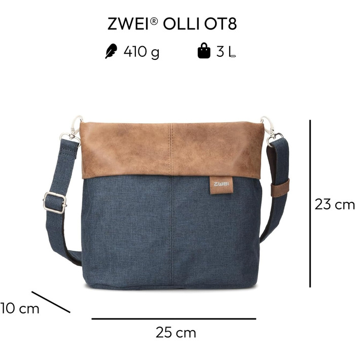 Жіноча сумка Zwei Damen OT8, стильна повсякденна, брендова