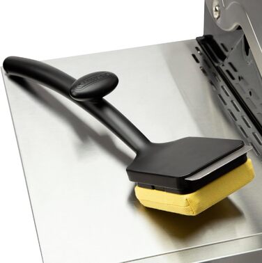 Парова щітка для гриля Cuisinart CCB-1000, безпечна та ефективна, змінна насадка, арамідне волокно