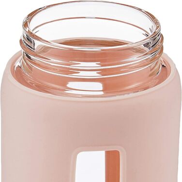 SIGG Dream пляшка для води 0.65 л, скляна, термостійка, з силіконовим чохлом, герметична, без шкідливих речовин, рожевий