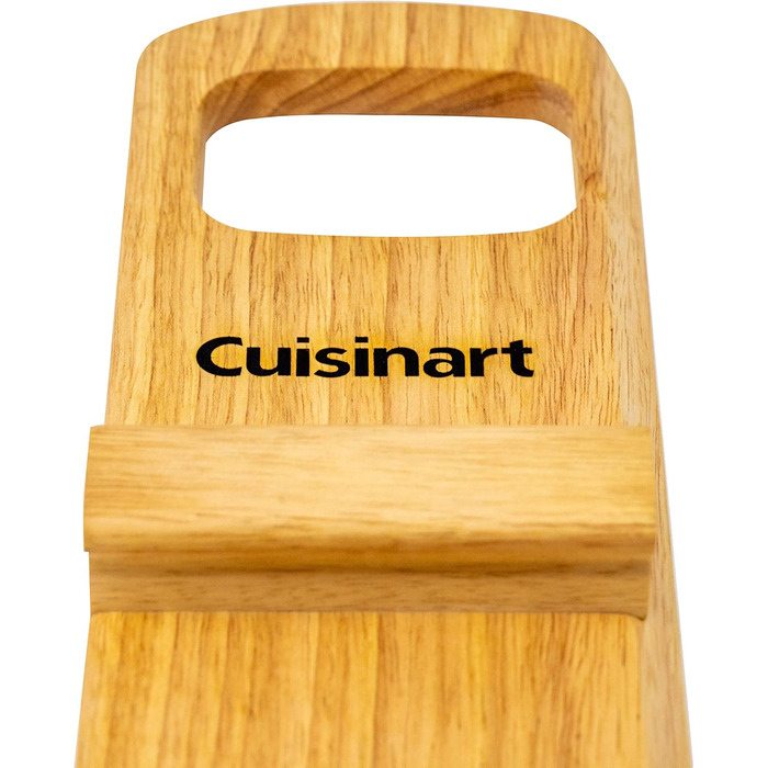 Щітка для чищення гриля Cuisinart CCB-100 з трьома рядами щетини, дерев'яний скребок, аксесуар для BBQ