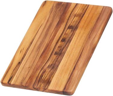 Дерев'яна дошка для нарізання Teakhaus Essential з тика, 30,5x20x1,4 см, FSC, мінімалістичний дизайн, кухонна дошка для чистого нарізання