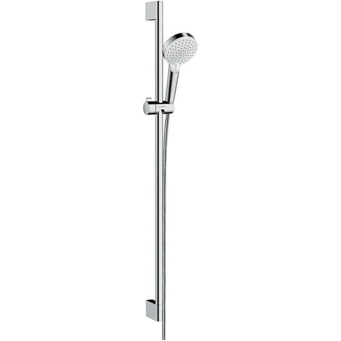 Душовий набір hansgrohe Crometta 0,65 м, водозберігаючий, білий/хром