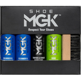 SHOE MGK Набір для догляду за взуттям: захист, водо- та брудовідштовхуючий засіб, очищувач, кондиціонер, освіжувач