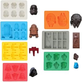 Силіконова форма для льоду Sunerly Star Wars, 8 шт, для шоколаду, желе, цукерок, десертів, мила та свічок