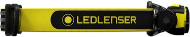 Професійний налобний ліхтар Ledlenser iH5R з кріпленням на шолом і чохлом, 600 люмен, акумуляторний, USB-зарядка, 158 г, зручний для роботи в рукавичках