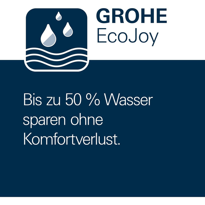 Ручний душ Grohe Vitalio Comfort 100, 2 режими, хром, з водозбереженням