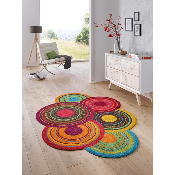 Килимок wash+dry Cosmic Colours 70x120 см для внутрішніх і зовнішніх приміщень, праний, різнокольоровий