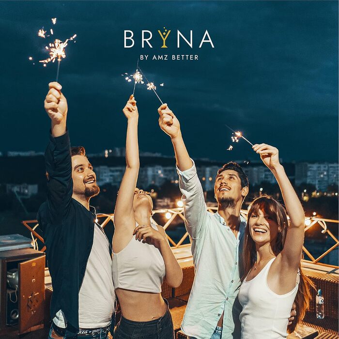 Набір з 6 келихів для вина BRYNA 330 мл з полікарбонату, італійський дизайн, прозорі, небиткі, багаторазові, для посудомийної машини