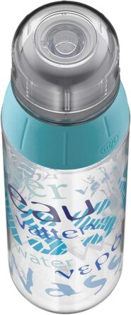 Пляшка для води alfi Tritan 700 мл, BPA Free, герметична, підходить для газованої води, для спорту, школи та подорожей, можна мити в посудомийці, колір Water Blue