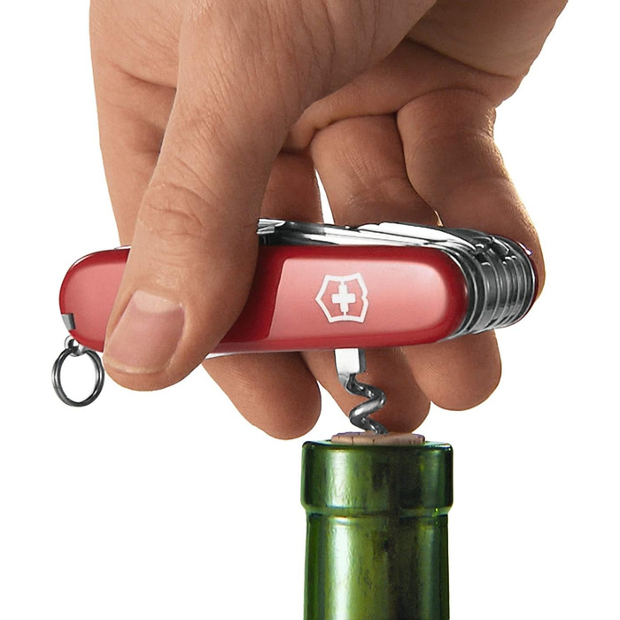 Швейцарський ніж Victorinox Spartan, мультитул на 12 функцій, туристичний складаний ніж з лезом і штопором