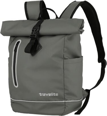 Водонепроникний рюкзак Travelite Rolltop для велосипеда та відпочинку, з відбивачами, 19 л, 48 см