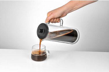 Френч-прес WMF Coffee Time 0,75 л, подвійне скло, для кави, на 6 чашок, скляний, можна мити в посудомийній машині