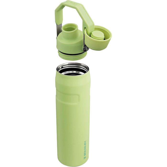 Термос-пляшка Stanley Iceflow 0.6 л для спорту, чорна (Citron), не пропускає воду, BPA-free, зручна для миття в посудомийці, тримає холод до 10 годин