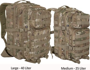 Тактичний рюкзак US Cooper Assault 40 л, камуфляж, великий