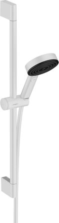 Душовий набір hansgrohe Pulsify Select S, економний, 3 режими, матовий білий, ручний душ з кронштейном та шлангом 0,65 м