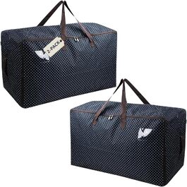 Набір iwill CREATE PRO, 2 шт, 27,5×16,5×13,8 см, з 3-сторонньою блискавкою, для зберігання і транспортування святкових декорацій, з ручками, для подарункової упаковки, новорічних гірлянд і ялинок