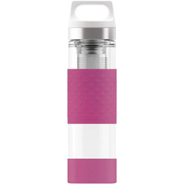 Термобутилка SIGG Hot & Cold 0.4 л, скляна, із силіконовим захистом, ізоляційна, без шкідливих речовин