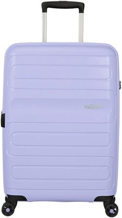 Валіза American Tourister Sunside Spinner, 55 см, 35 л, чорна, розширювана, пластикова, на 4 колесах