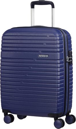 Валіза American Tourister Aero Racer Spinner 68, розширювана, 3.6 кг, 75.5 л, синя, 4 колеса