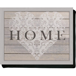 Піднос на коліна з м'якою подушкою Creative Tops Everyday-Home, 44x34 см, сірий