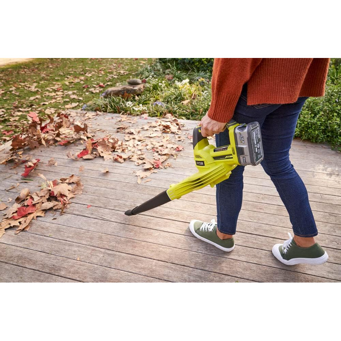 Акумуляторний повітродув RYOBI 18V ONE+ OBL1820S, 245 км/год, 2,6 м³/хв, без акумулятора та зарядного, у коробці