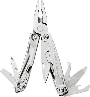 Leatherman Rev – компактний мультитул з 14 інструментами для кемпінгу та туризму, нержавіюча сталь