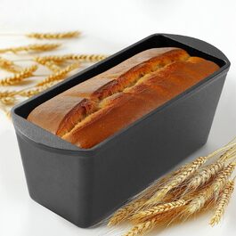 Форма для випічки хліба Navaris з кришкою - 34x13x13см