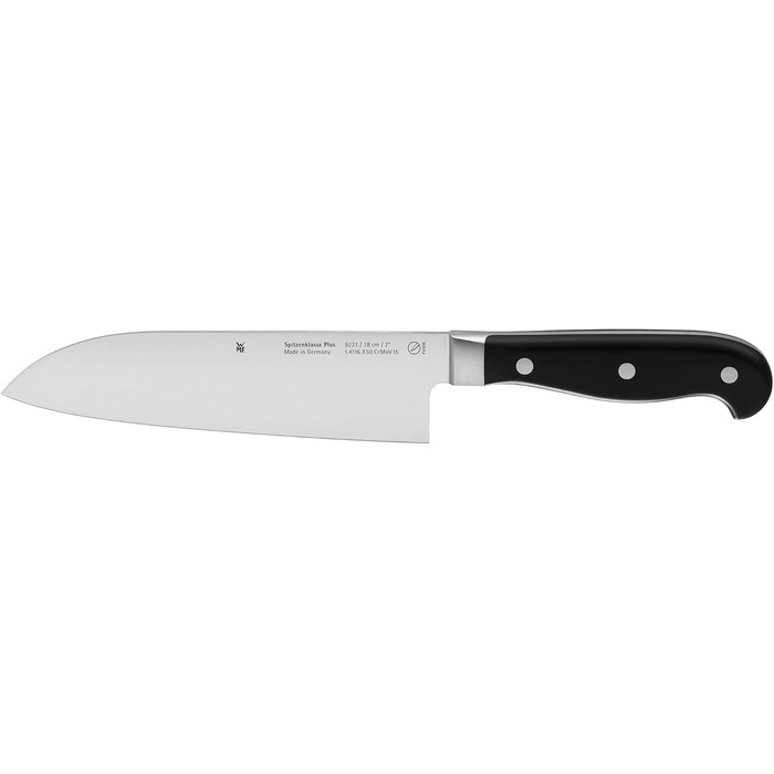 Кухонний ніж Santoku WMF Spitzenklasse Plus 18 см, кований, спеціальна сталь, Німеччина