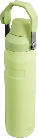 Термос-пляшка Stanley Iceflow 0.6 л для спорту, чорна (Citron), не пропускає воду, BPA-free, зручна для миття в посудомийці, тримає холод до 10 годин