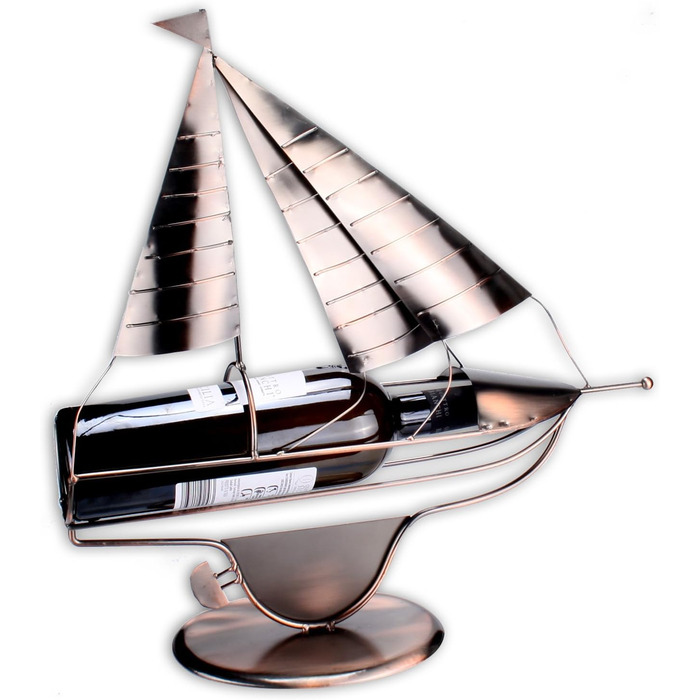 Підставка для пляшок вина WOP ART Sailor, мідний, 43x42x9 см