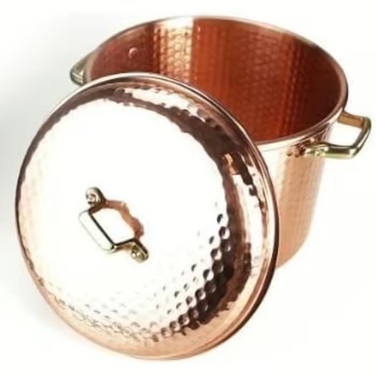 Каструля Copper Garden 8 л мідна з кришкою