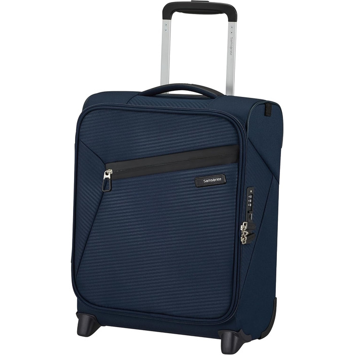 Валіза Samsonite Litebeam Spinner L, розширювана, 77 см, 103/111 л, вертикальна, колір нічний синій