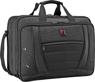 Сумка для ноутбука WENGER Synergy 17'' 19 л, чорна, органайзер, ділова для жінок і чоловіків