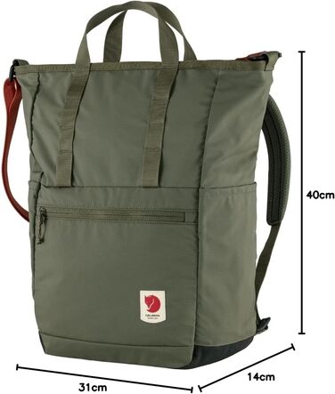 Рюкзак Fjällräven High Coast Totepack унісекс, 23 л, зелений