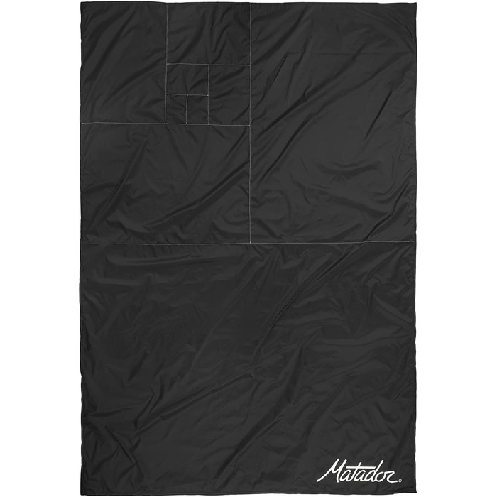Портативна пікнік-ковдра Matador Pocket Blanket зелена, ультралегка, складана, для 2-4 осіб, з кілочками, водонепроникна, для пляжу, концерту, походу та кемпінгу