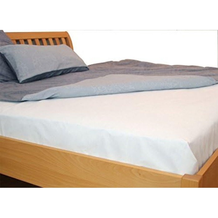 Простирадло Allsana Sensitive Care 180x260 см, біле, захист від пилових кліщів, для алергіків