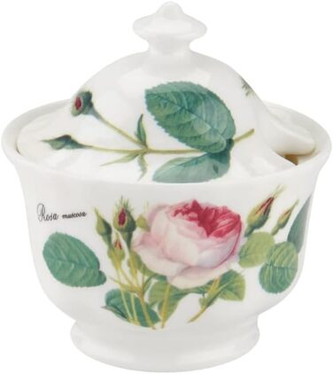Цукорниця Roy Kirkham Redoute Rose, порцелянова, з трояндами